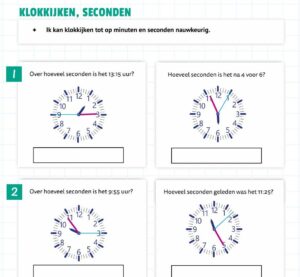 Tijd en snelheid Oefenboek vervolg - Afbeelding 6