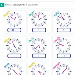 Tijd en snelheid Oefenboek vervolg - Afbeelding 7