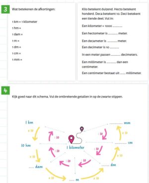 Meten en meetkunde Oefenboek vervolg - Afbeelding 4