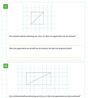Meten en meetkunde Oefenboek vervolg - Afbeelding 7