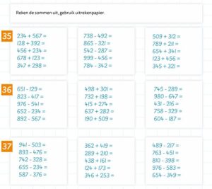 Optellen en aftrekken Oefenboek vervolg - Afbeelding 4