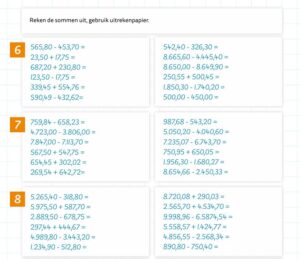 Optellen en aftrekken Oefenboek vervolg - Afbeelding 9