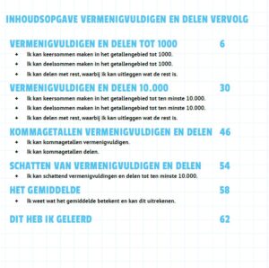 Vermenigvuldigen en delen Oefenboek vervolg - Afbeelding 3