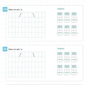 Vermenigvuldigen en delen Oefenboek vervolg - Afbeelding 5