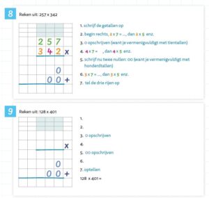 Vermenigvuldigen en delen Oefenboek vervolg - Afbeelding 7