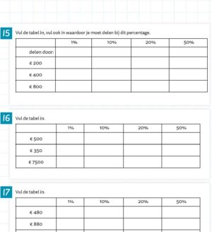 Procenten Oefenboek basis (set van 5) - Afbeelding 4