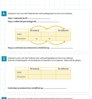 Procenten Oefenboek basis (set van 5) - Afbeelding 8