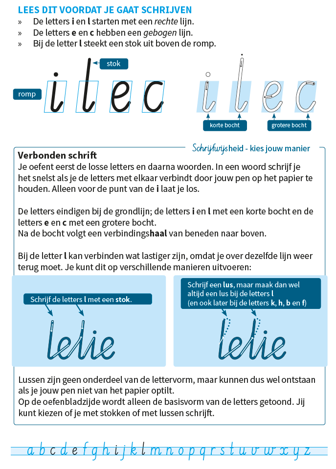 Schrijfwijs, leesbaar leren schrijven - Afbeelding 4