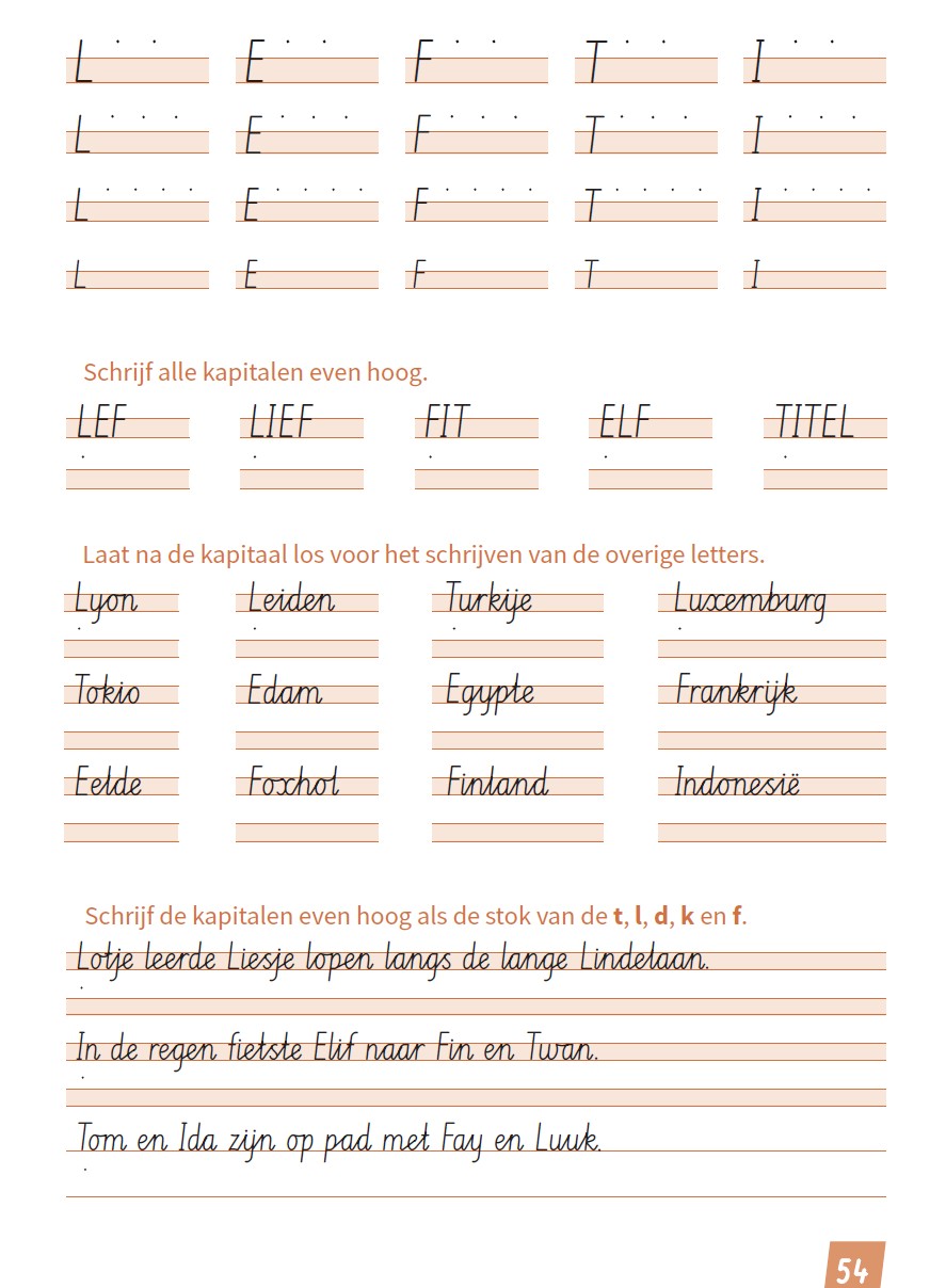 Oefenpagina kapitalen